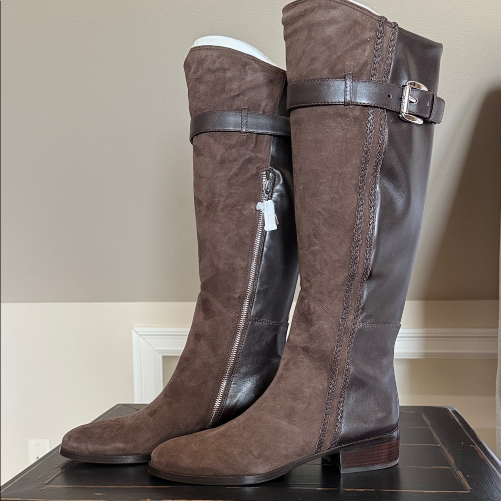 Donald J. Pliner Chocolate Over the Knee Boots